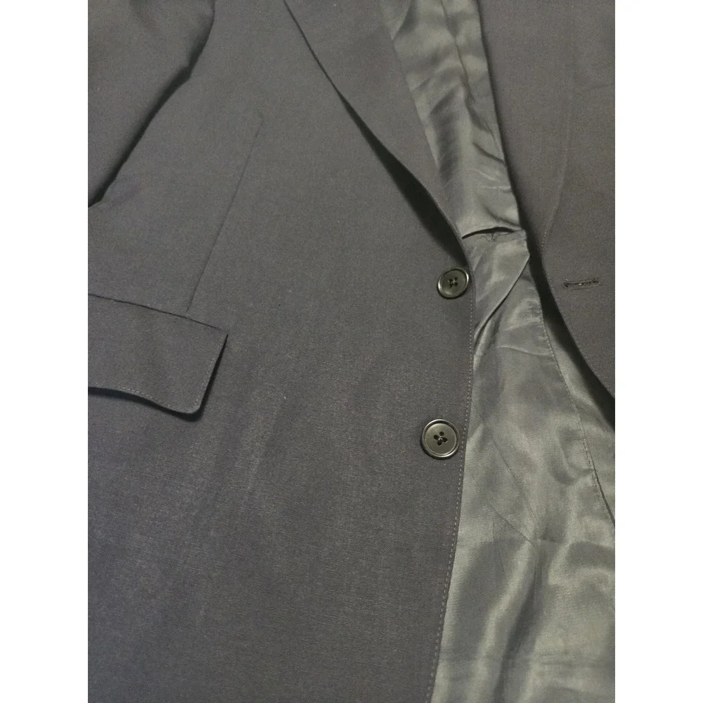 Lacrosse Blazer Mens‎ 42R Black Wool Sport Coat Suit Jacket Made USA Classic